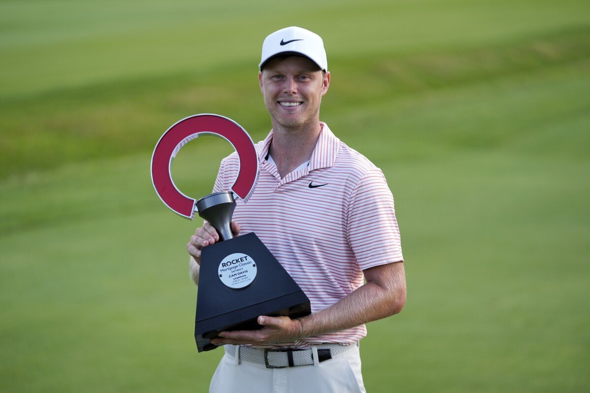 Cam Davis gana Rocket Mortgage Classic por segunda vez después de que Akshay Bhatia de 3 putts en el hoyo 18